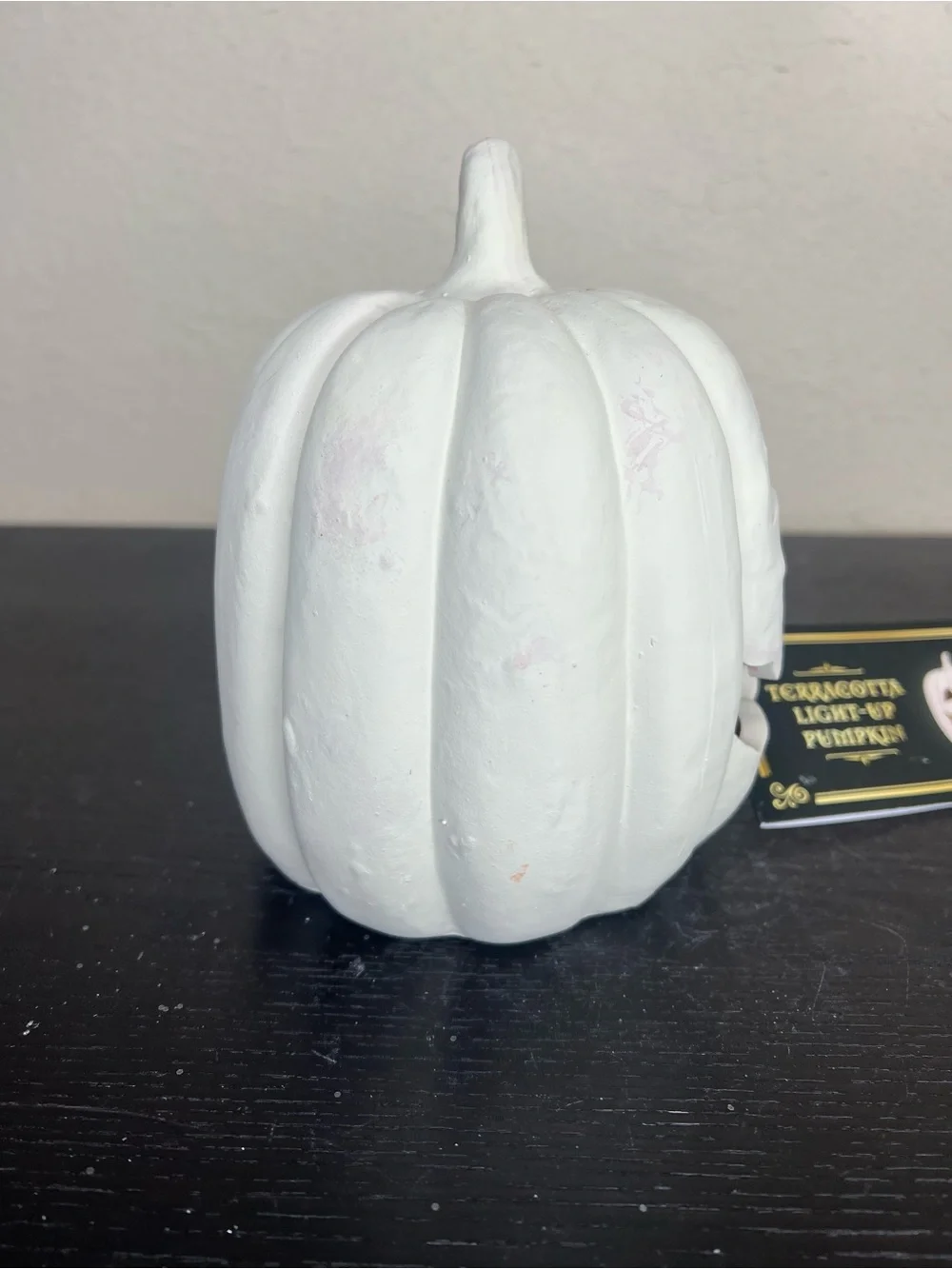 NEW Target Bullseyes Playground Halloween 2026 White Terracotta Light Up Pumpkin